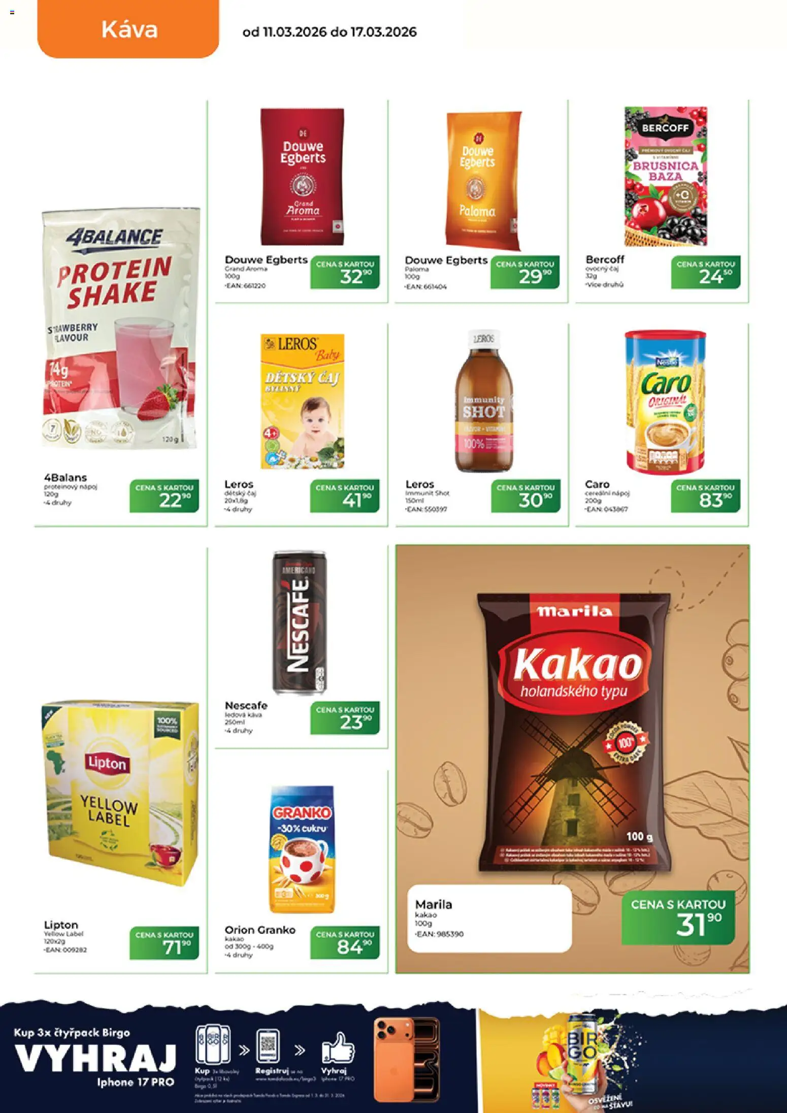 Tamda Foods leták od 11.03.2026 | Strana: 22 | Produkty: Káva, Čaj, Iphone, Protein