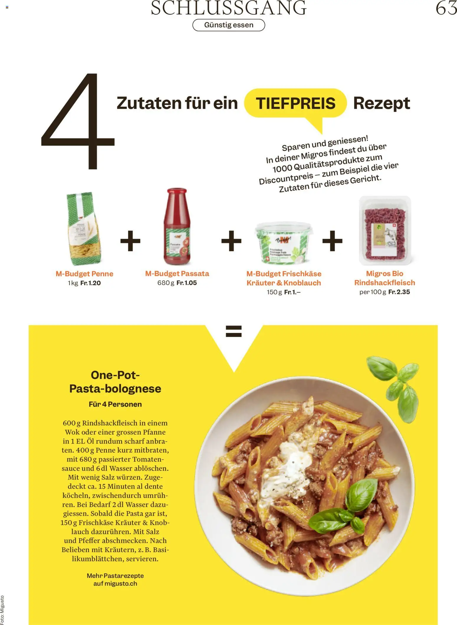 Migros - Magazin – gültig ab 04.02.2026 | Seite: 63