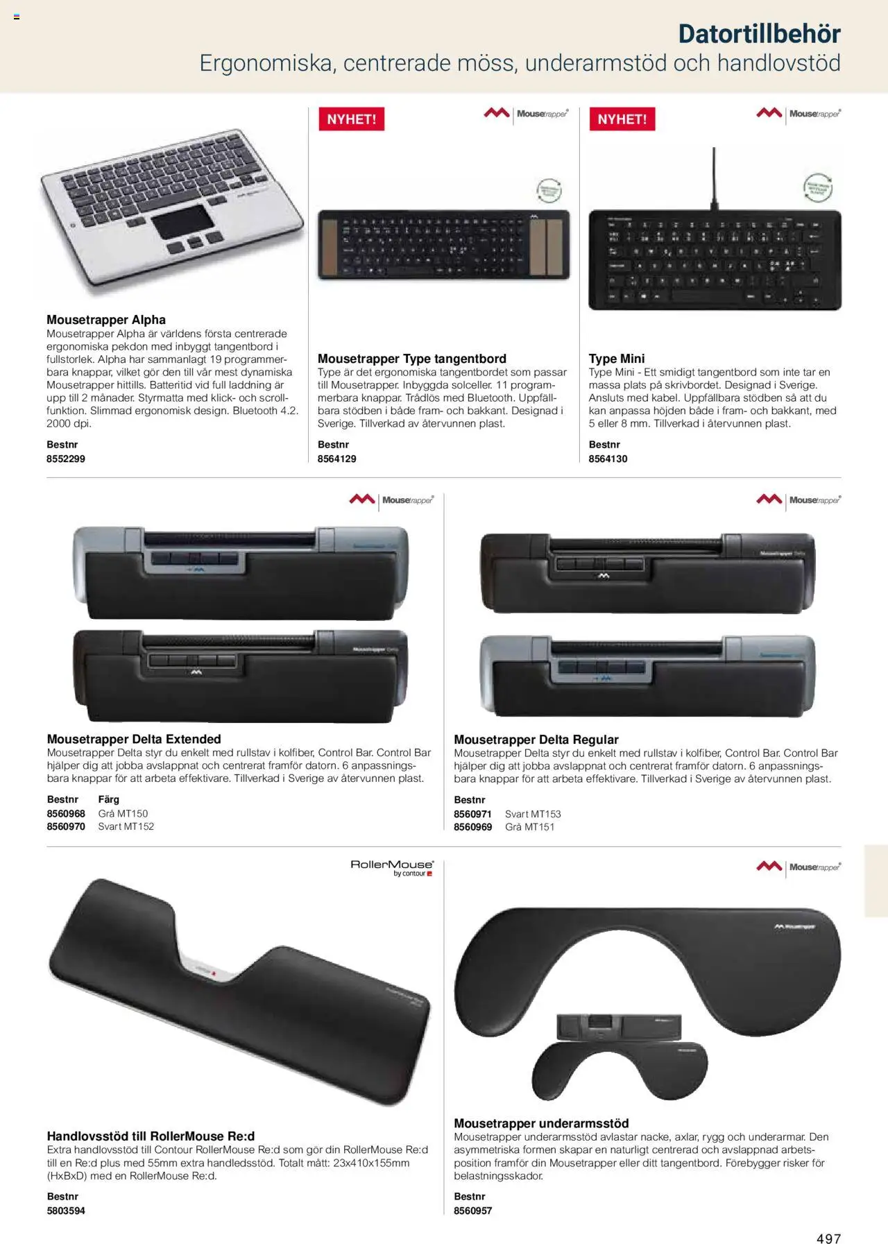Office Depot reklamblad aktuell från 15.02.2024 | Sida: 499 | Produkter: Tangentbord