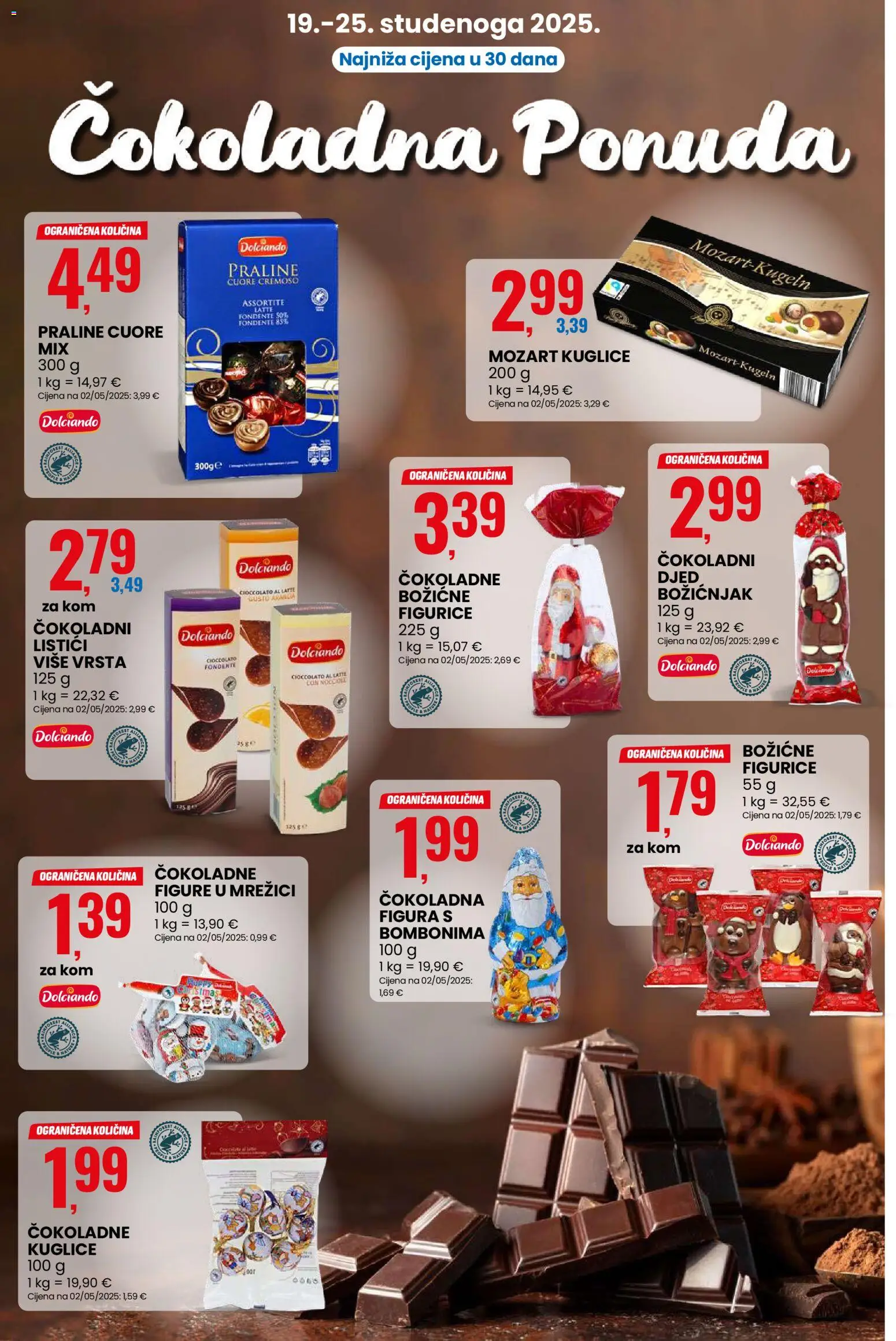 Eurospin katalog | vrijedi od 19.11.2025 | Stranica: 12 | Proizvodi: Praline, Sol