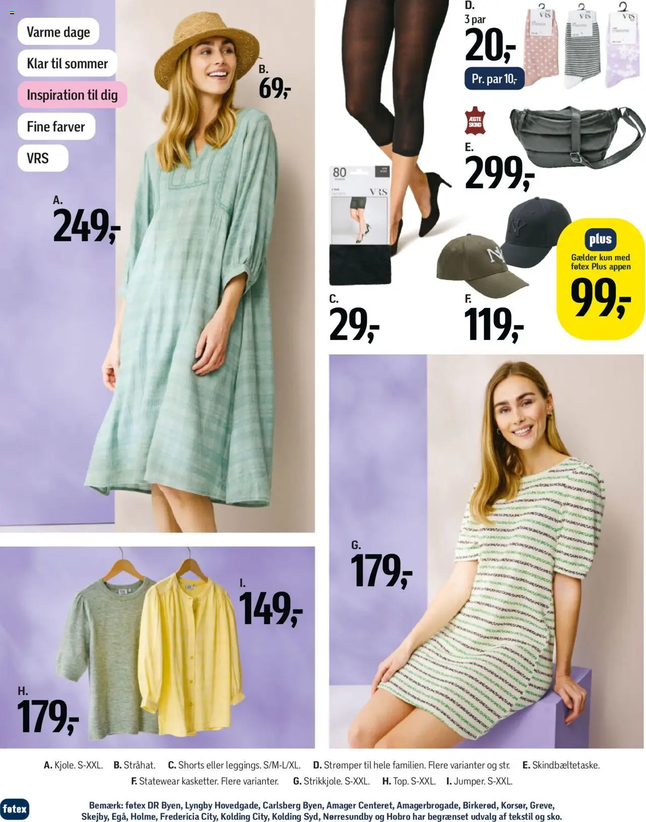 Føtex Tilbudsavis gyldig fra 27.06.2025 | Side: 48 | Produkter: Sweater, Leggings, Hat, Strømper