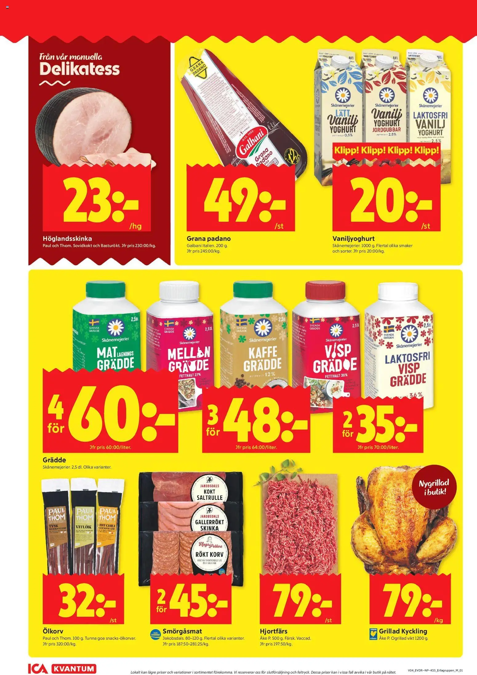 ICA Kvantum reklamblad aktuell från 19.01.2026 | Sida: 6 | Produkter: Visp, Kaffe, Jordgubbar, Grädde