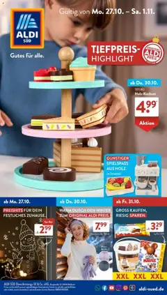 Aldi Süd Prospekt 	 ab 27.10.2025 gültig