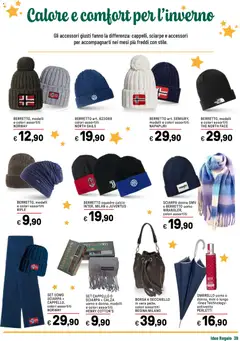 Anteprima del volantino Iper Idee Regalo catalogo valido a partire dal 17.11.2025 | Pagina: 39 | Prodotti: Sciarpa, Cappello, The, Borsa