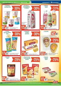 ČIA MARKET - Leidinys│galioja nuo 15.07.2025 | Puslapis: 5 | Prekių: Dešrelės, Sūris, Sviestas, Lydytas sūris