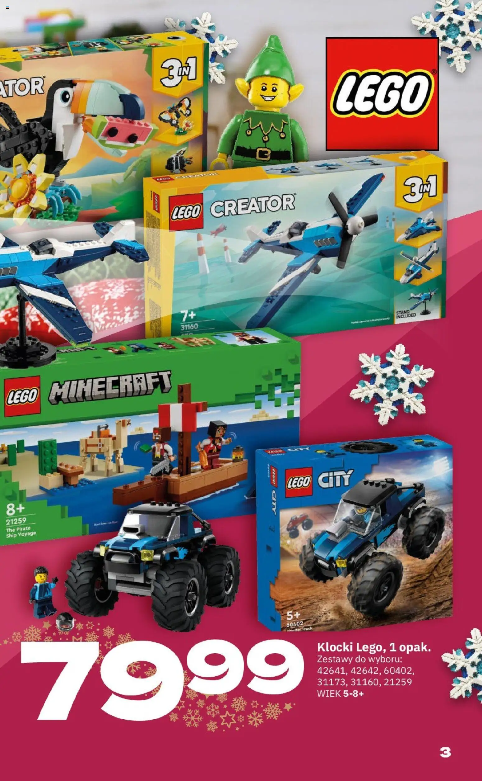 Twój Market Gazetka - Gwiazdka od 17.11.2025 | Strona: 3 | Produkty: Lego