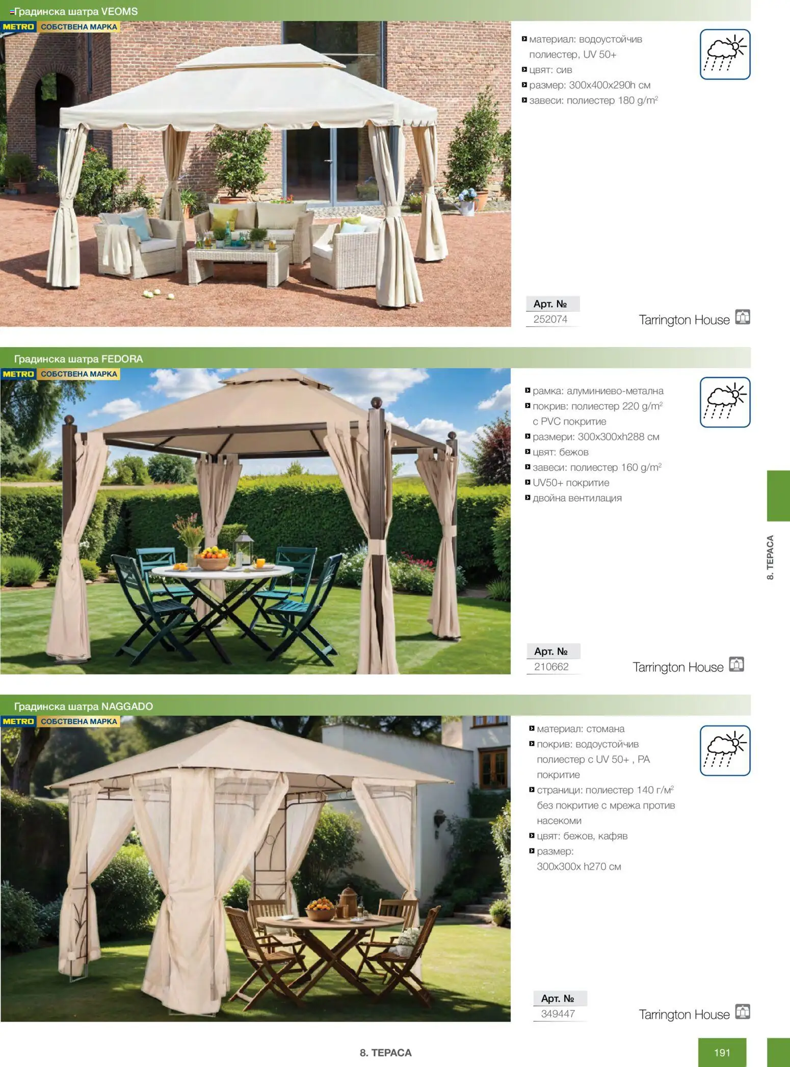 {H1} | Страница: 191 | Продукти: Мрежа, Завеси, Шатра