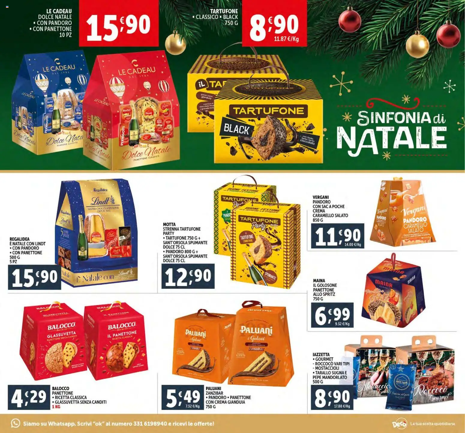 Volantino Decò del 15.12.2025 | Pagina: 3 | Prodotti: Crema, Cioccolato, Pepe, Pandoro