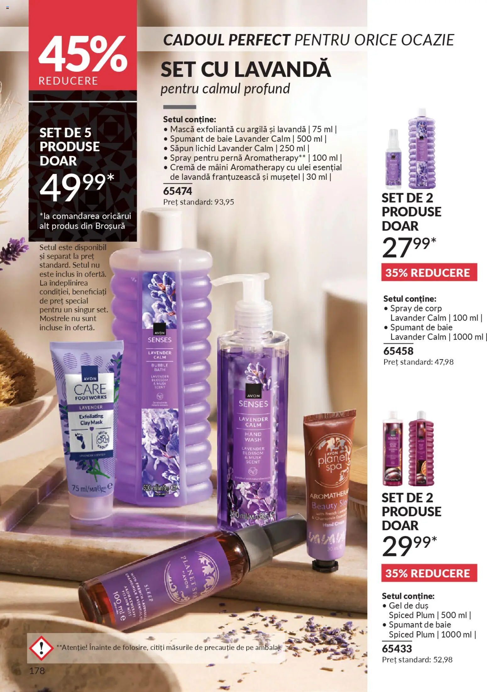 Noul catalog Avon – valabil de la 01.02.2026 | Pagină: 180 | Produse: Pernă, Săpun, Gel de duș, Săpun lichid