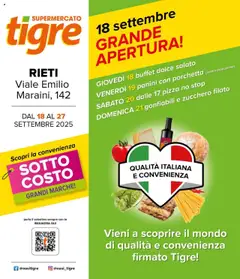 Anteprima del volantino Tigre Rieti catalogo valido a partire dal 18.09.2025