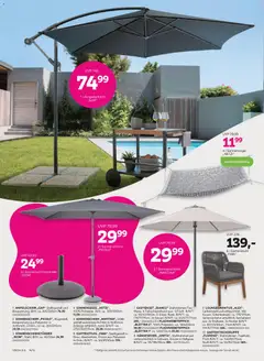 Mömax Prospekt 	 ab 06.04.2026 gültig | Seite: 14 | Produkte: Kissen, Sessel, Tisch, Sonnenschirm