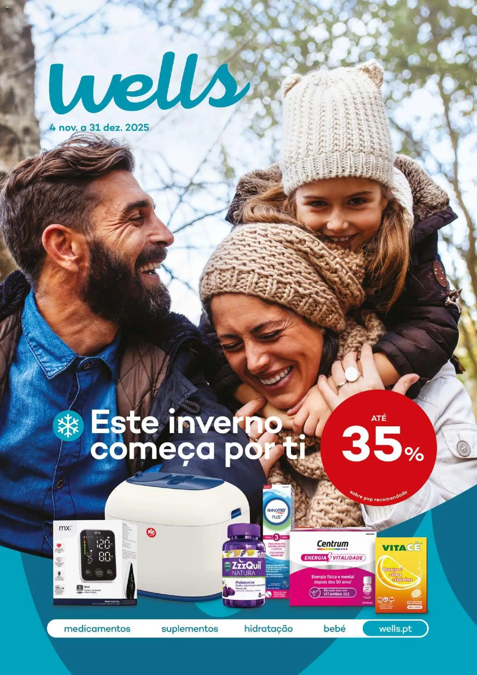 Well’s folheto │ válido de 04.11.2025 | Página: 1 | Produtos: Melatonina, Vitamina c