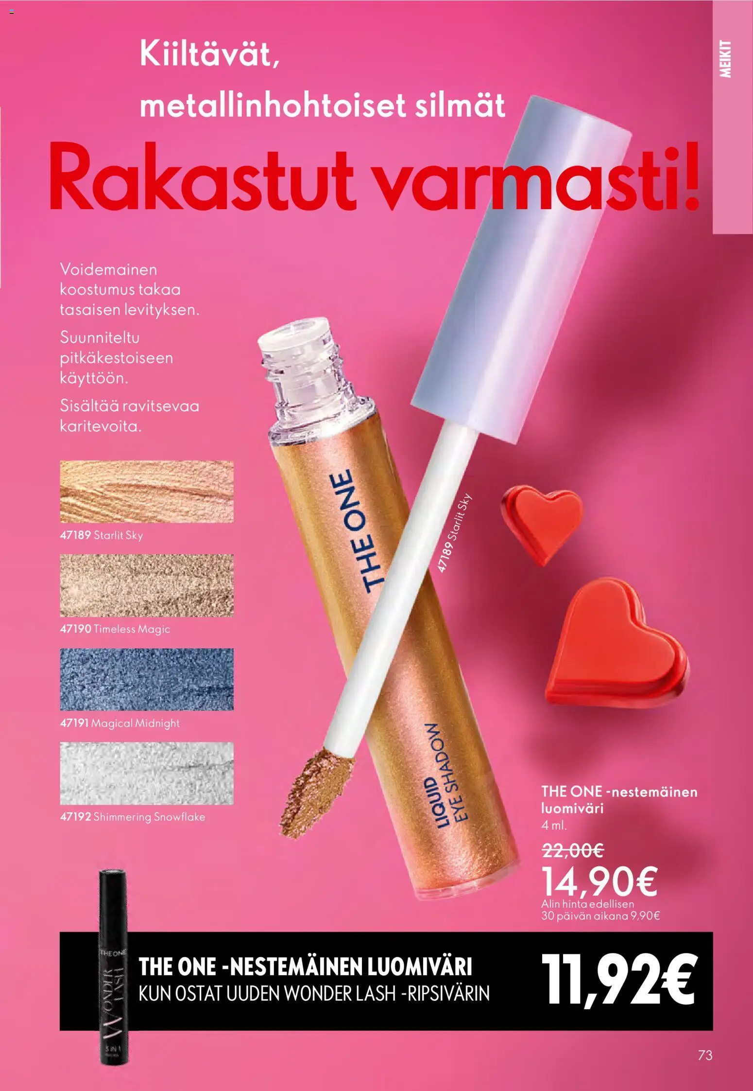 Oriflame - Esite 02 – voimassa 28.01.2026 alkaen | Sivu: 73 | Tuotteet: Luomiväri