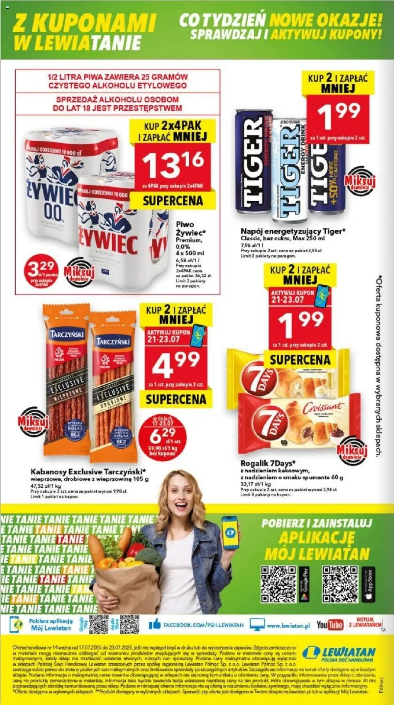 Lewiatan gazetka - Gdańsk od 17.07.2025 | Strona: 8 | Produkty: Kabanosy, Piwo, Wieprzowina