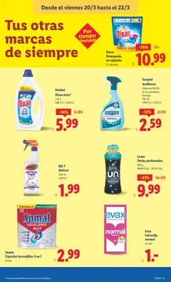 Vista previa Lidl folleto válido desde el 16.03.2026 | Página: 43 | Productos: Detergente, Lavavajillas
