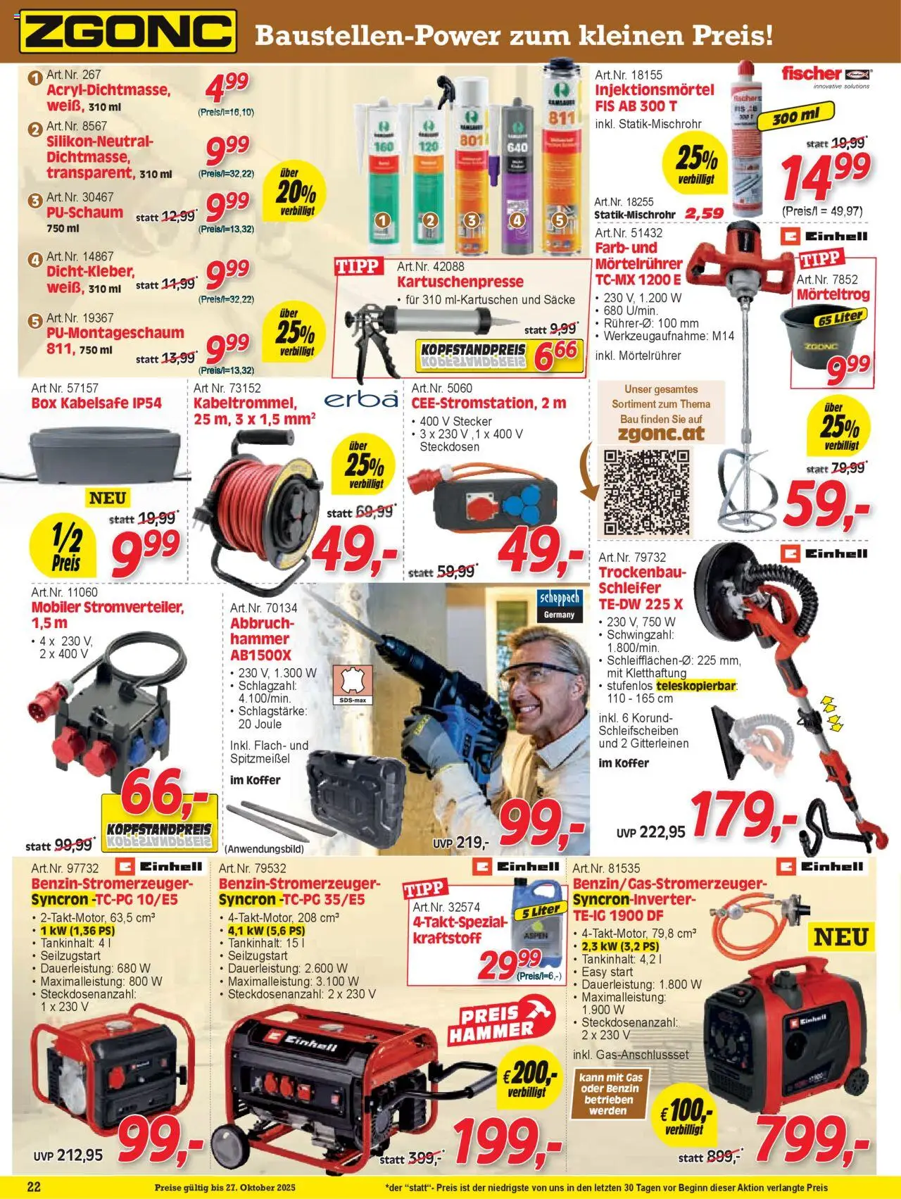 Zgonc - Flugblatt Oktober I 2025 gültig ab 01.10.2025 | Seite: 22 | Produkte: Koffer, Box