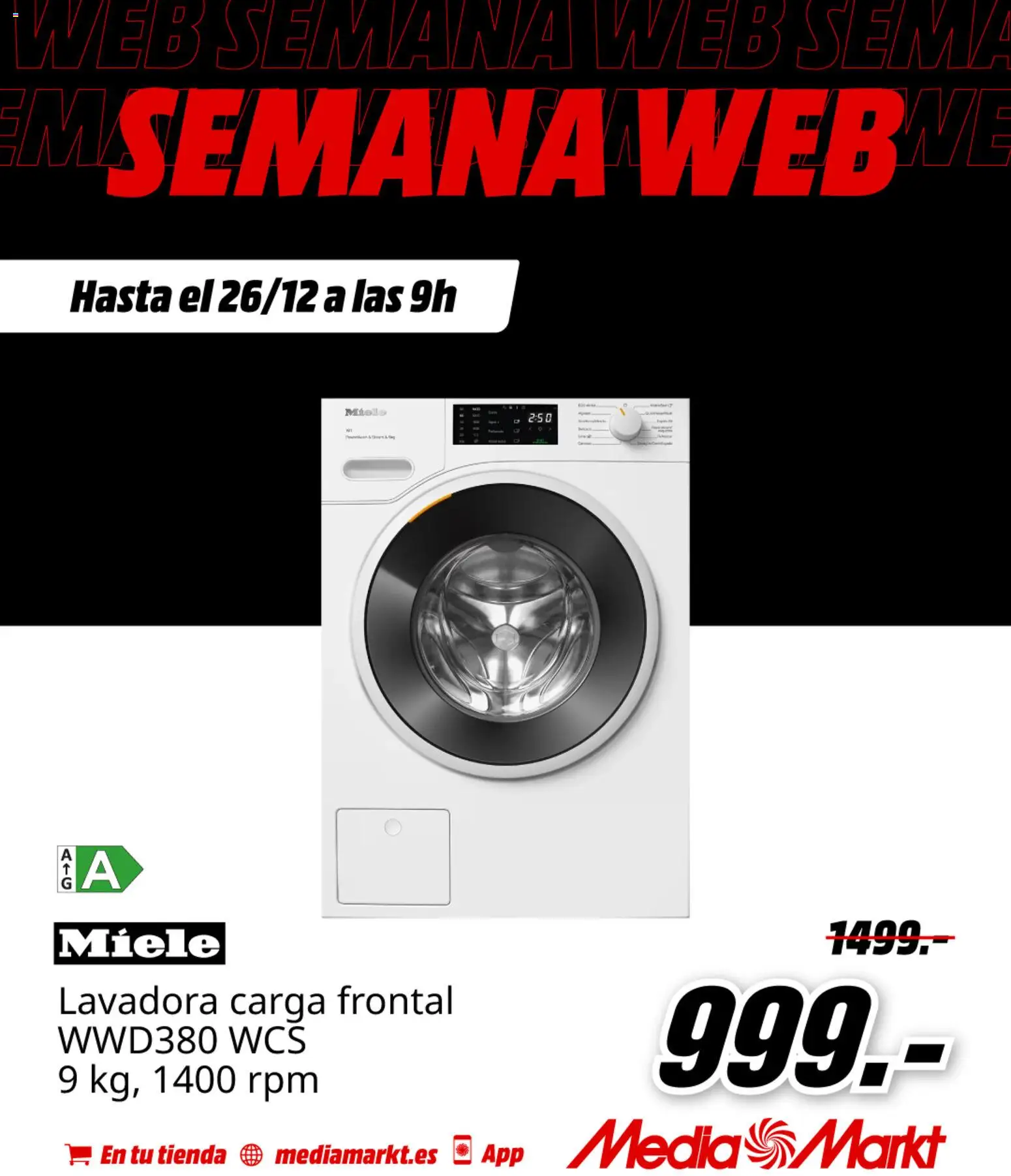 Media Markt folleto │ válido desde el 18.12.2025 | Página: 5 | Productos: Lavadora