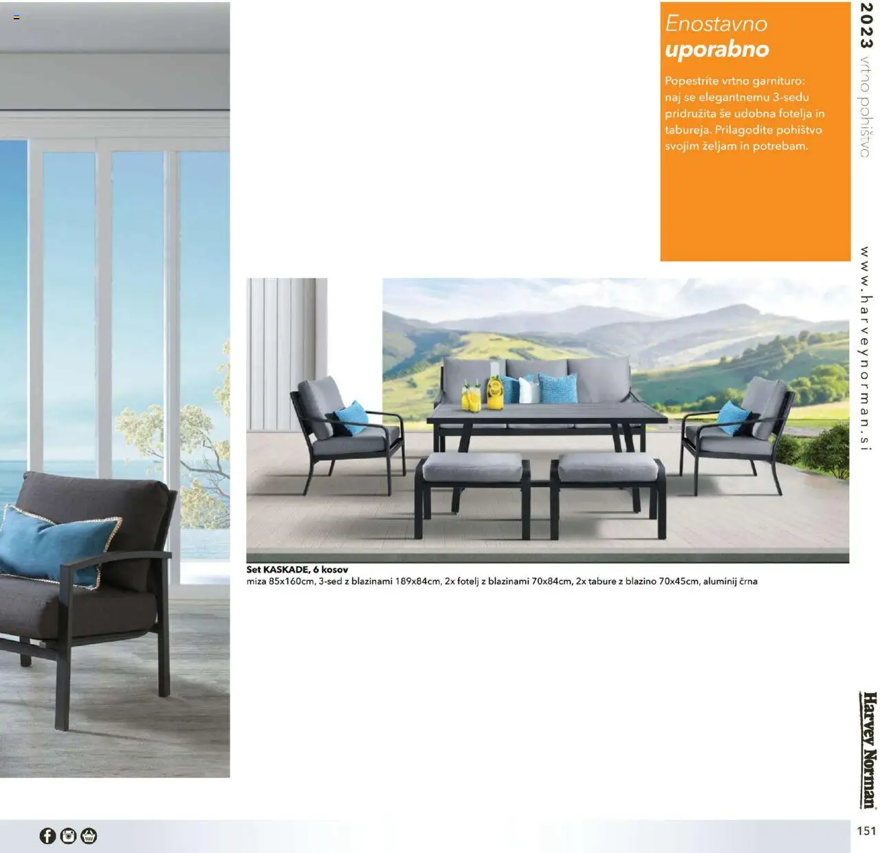 Harvey Norman - Katalog - Vrtno pohištvo │ velja od 01.03.2023 | Stran: 151