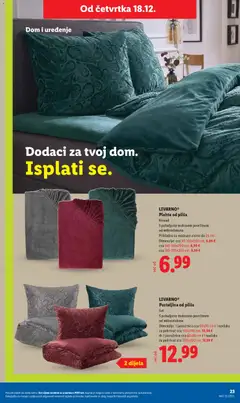 LIVARNOⓇ Plahta od pliša, Komad. S pahuljasto mekanom površinom od mikrovlakana. Prikladna za madrace visine do 20 cm. Dimenzije: cca 90-100x200 cm, cca 140-160x200 cm, cca 180-200x200 cm - Pregled kataloga iz trgovine Lidl, vrijedi od 18.12.2025 | Stranica: 23 | Proizvodi: Pokrivač, Jastučnica, Plahta, Posteljina