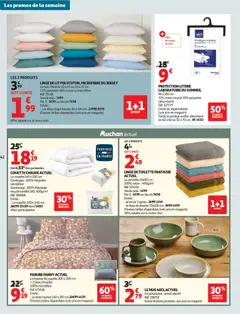 Auchan - Prévisualisation de Auchan - Produits laitiers valide à partir de 17.02.2026 | Page: 42 | Produits: Coton, La couette, Literie, Couette