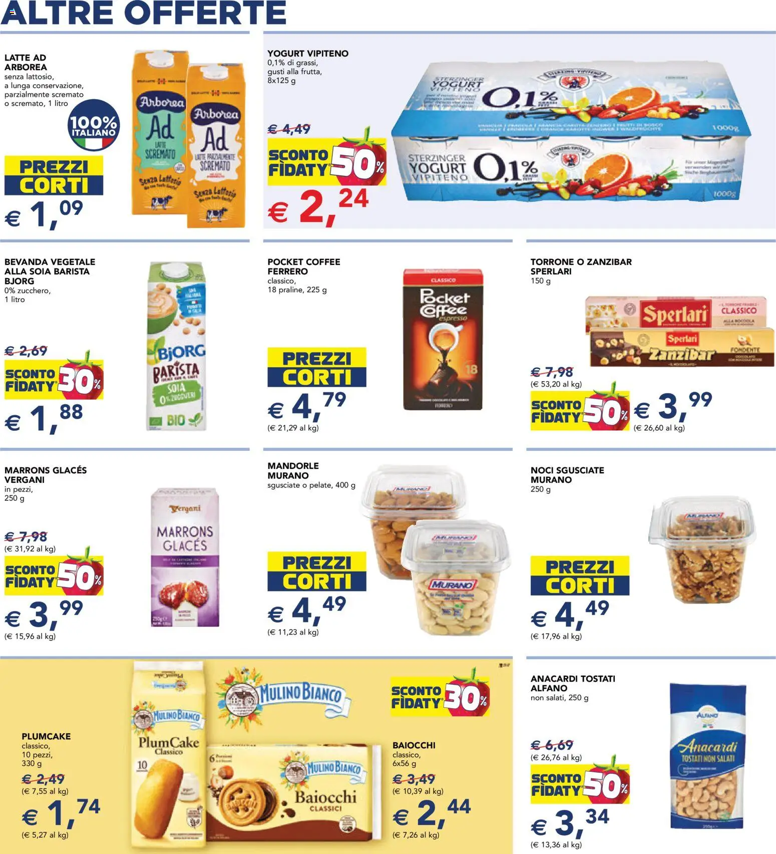 Volantino Esselunga S del 07.11.2025 | Pagina: 11 | Prodotti: Yogurt, Latte, Noci, Anacardi