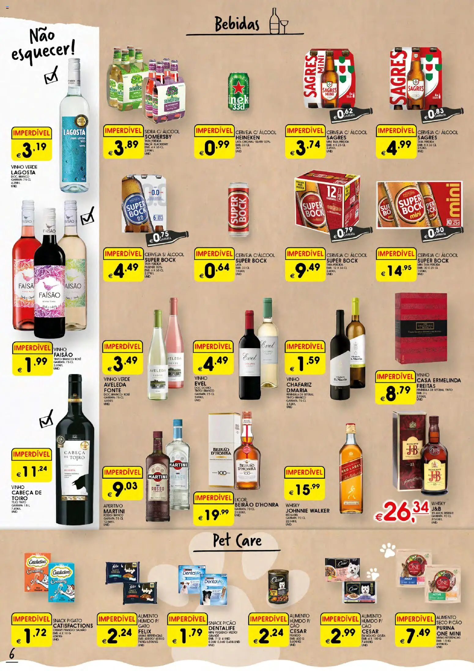 Meu Super folheto │ válido de 22.01.2026 | Página: 6 | Produtos: Geleia, Super bock, Cerveja, Somersby