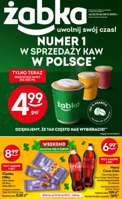 Pogląd oferty "Żabka Gazetka" - ważna od 22.10.2025