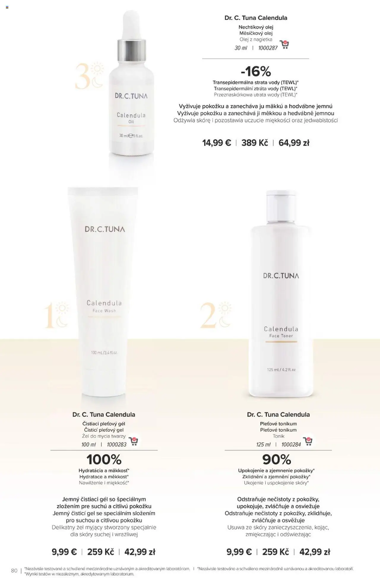 Nové Farmasi akcie – leták je platný od 24.09.2025 | Strana: 80 | Produkty: Olej, Toner