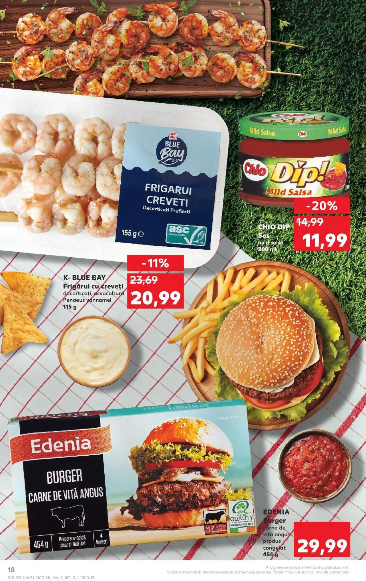 Catalog Kaufland - Sfântu Gheorghe – valabil de la 30.07.2025 | Pagină: 18 | Produse: Ulei, Carne De Vită, Burger, Sos
