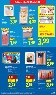 Dulano Lionska kobasica XXL, Narezak - Pregled kataloga iz trgovine Lidl, vrijedi od 27.10.2025 | Stranica: 65