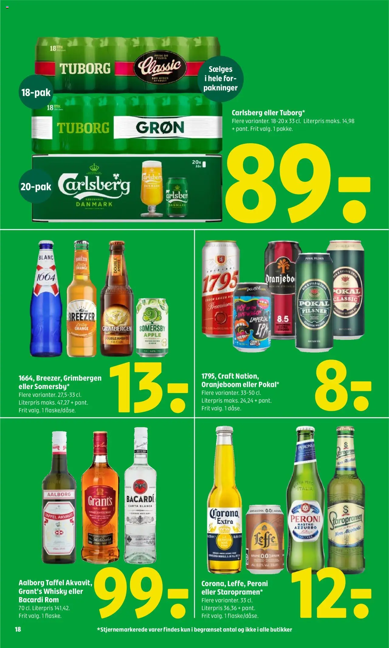 Coop 365 Tilbudsavis gyldig fra 26.06.2025 | Side: 18 | Produkter: Whisky, Cider, Rom