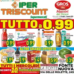 Anteprima del volantino Ipertriscount Fonte Nuova catalogo valido a partire dal 25.07.2025