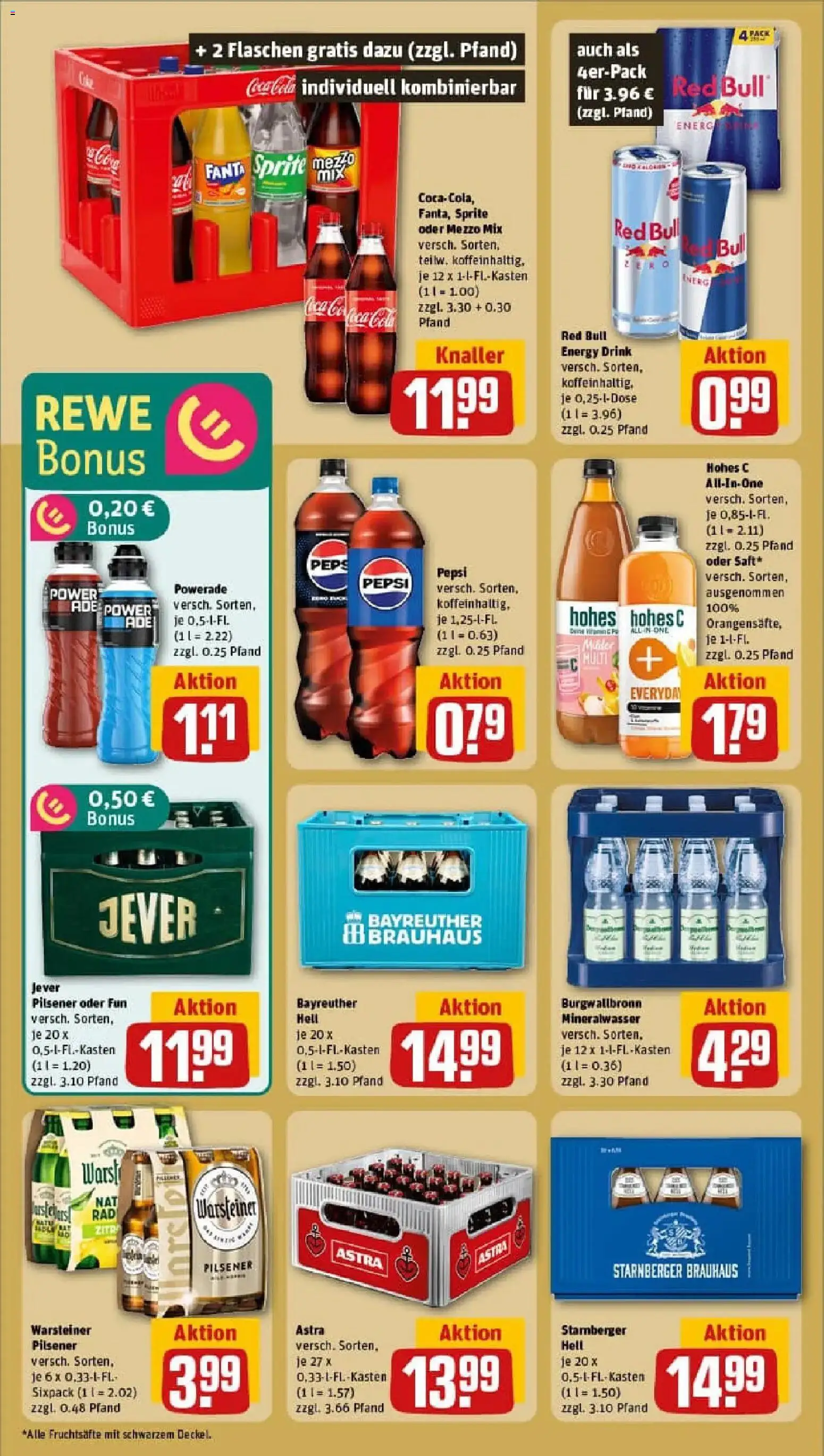 Rewe prospekt Hagen	 – gültig ab 17.11.2025 | Seite: 14 | Produkte: Bayreuther hell, Red bull, Cola, Hohes c