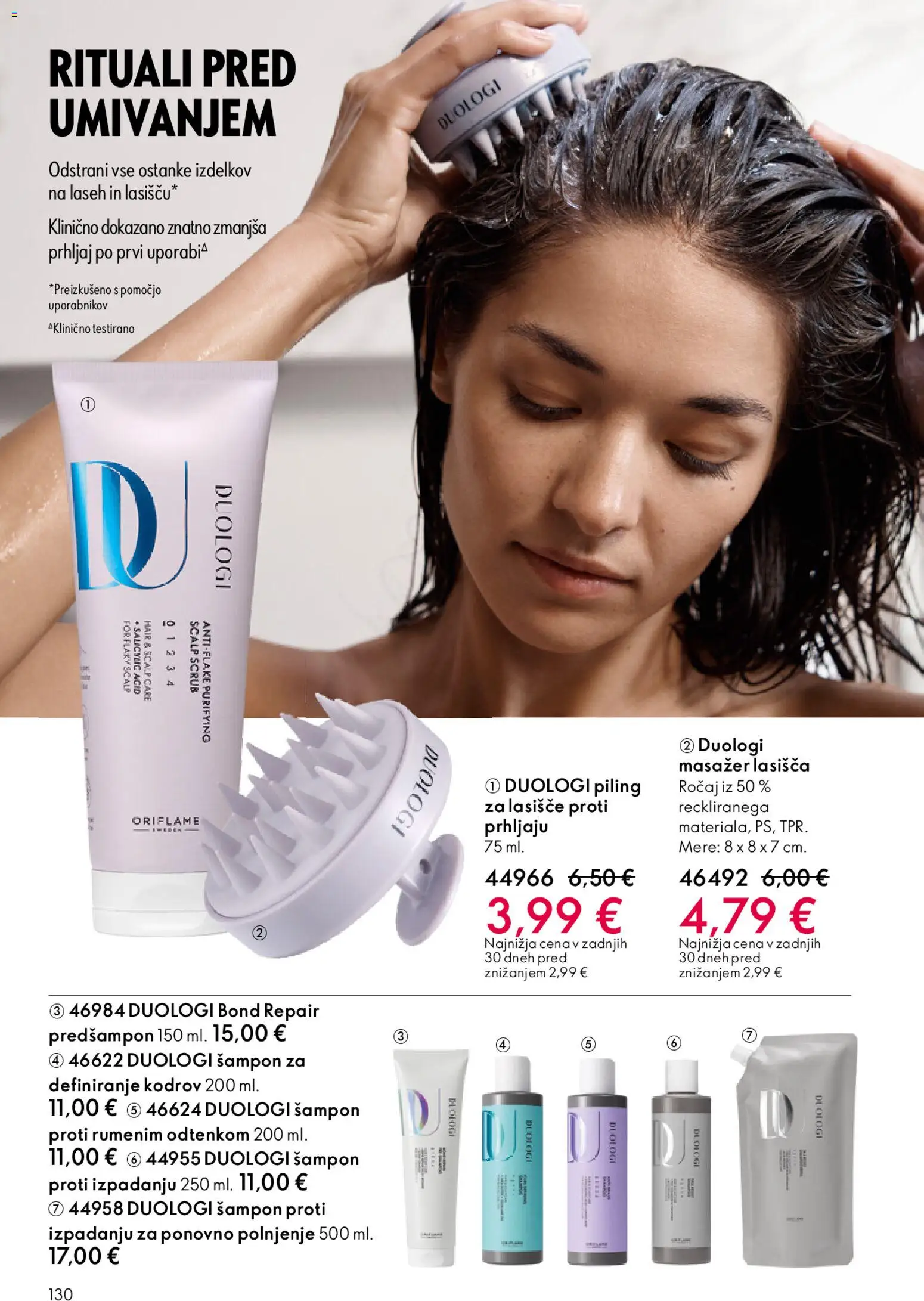 Novi Oriflame katalog ponudbe – veljaven od 31.12.2025 | Stran: 130 | Izdelki: Sampon, Piling