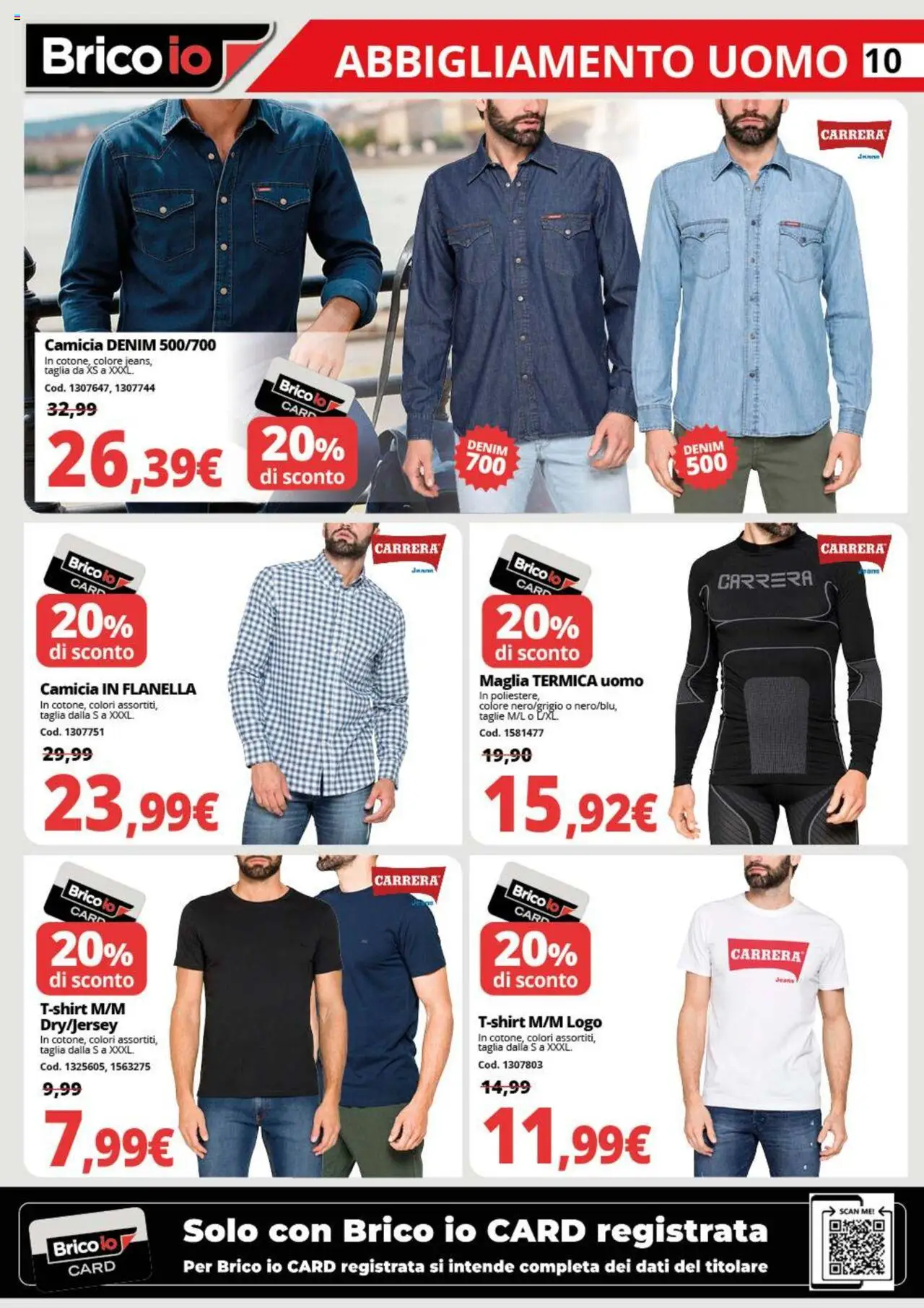 Volantino Brico io del 20.10.2025 | Pagina: 10 | Prodotti: Camicia, Jeans