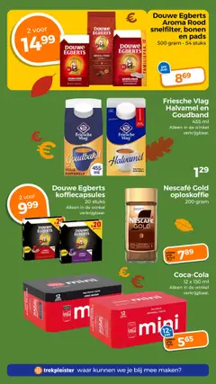 Trekpleister - Folder - Voorbeeld van een folder van Trekpleister, geldig van 14.10.2025 | Pagina: 44 | Producten: Koffiepads, Koffiecapsules, Pads, Nescafe