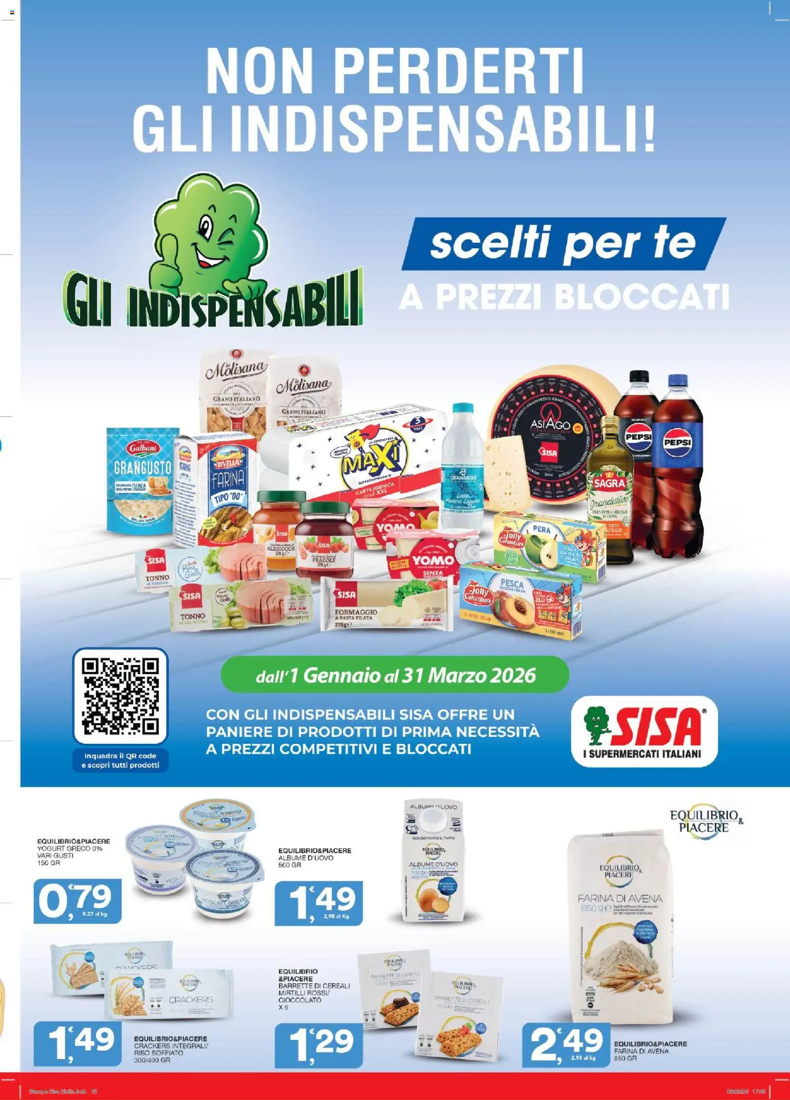 Volantino SISA del 26.02.2026 | Pagina: 15 | Prodotti: Cioccolato, Riso, Pera, Tonno