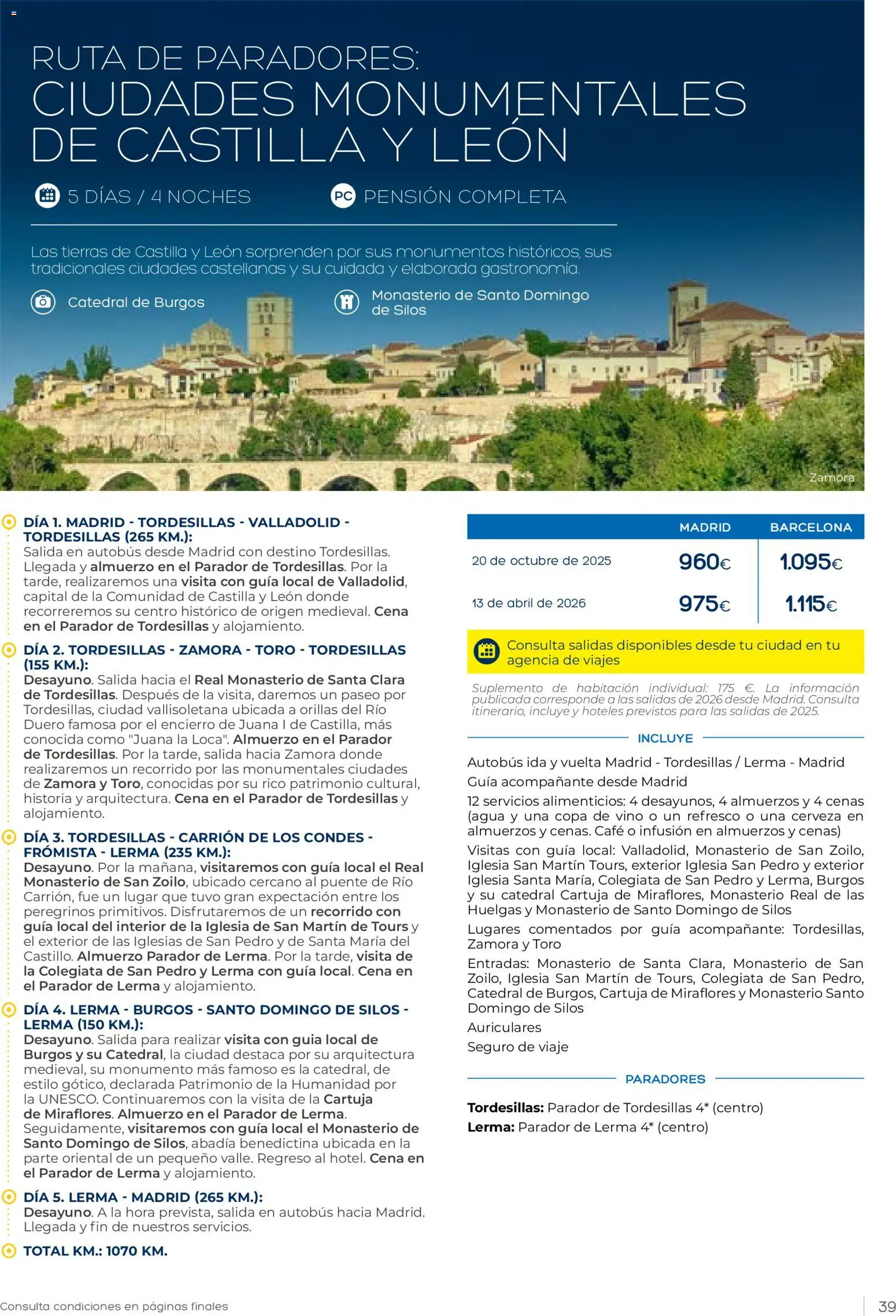 Viajes El Corte Inglés Vacaciones Económicas │ válido desde el 22.10.2025 | Página: 39 | Productos: Café, Vino, Cerveza, Auriculares