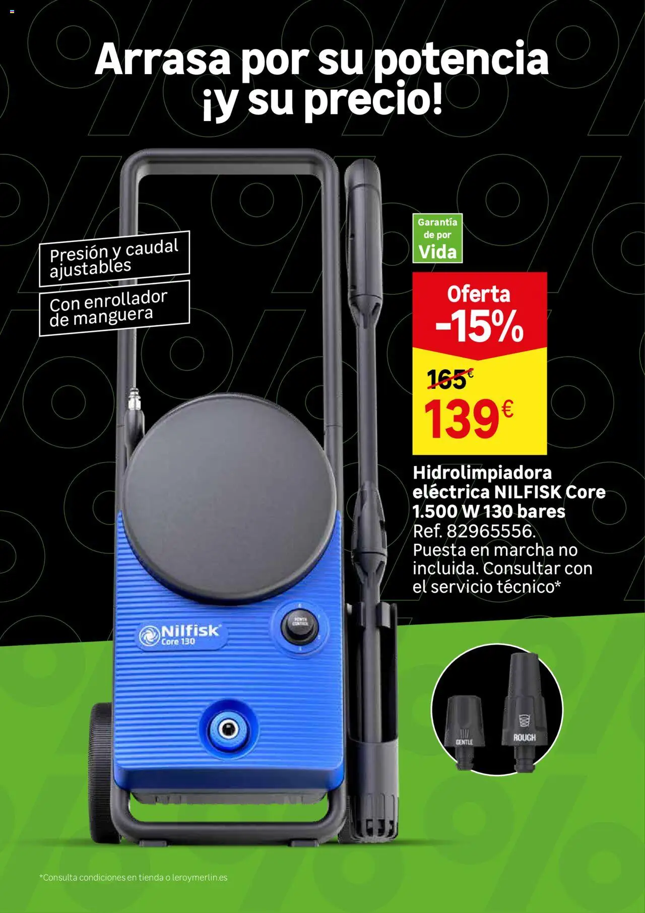 Leroy Merlin Black Friday │ válido desde el 21.10.2025 | Página: 66 | Productos: Hidrolimpiadora, Manguera