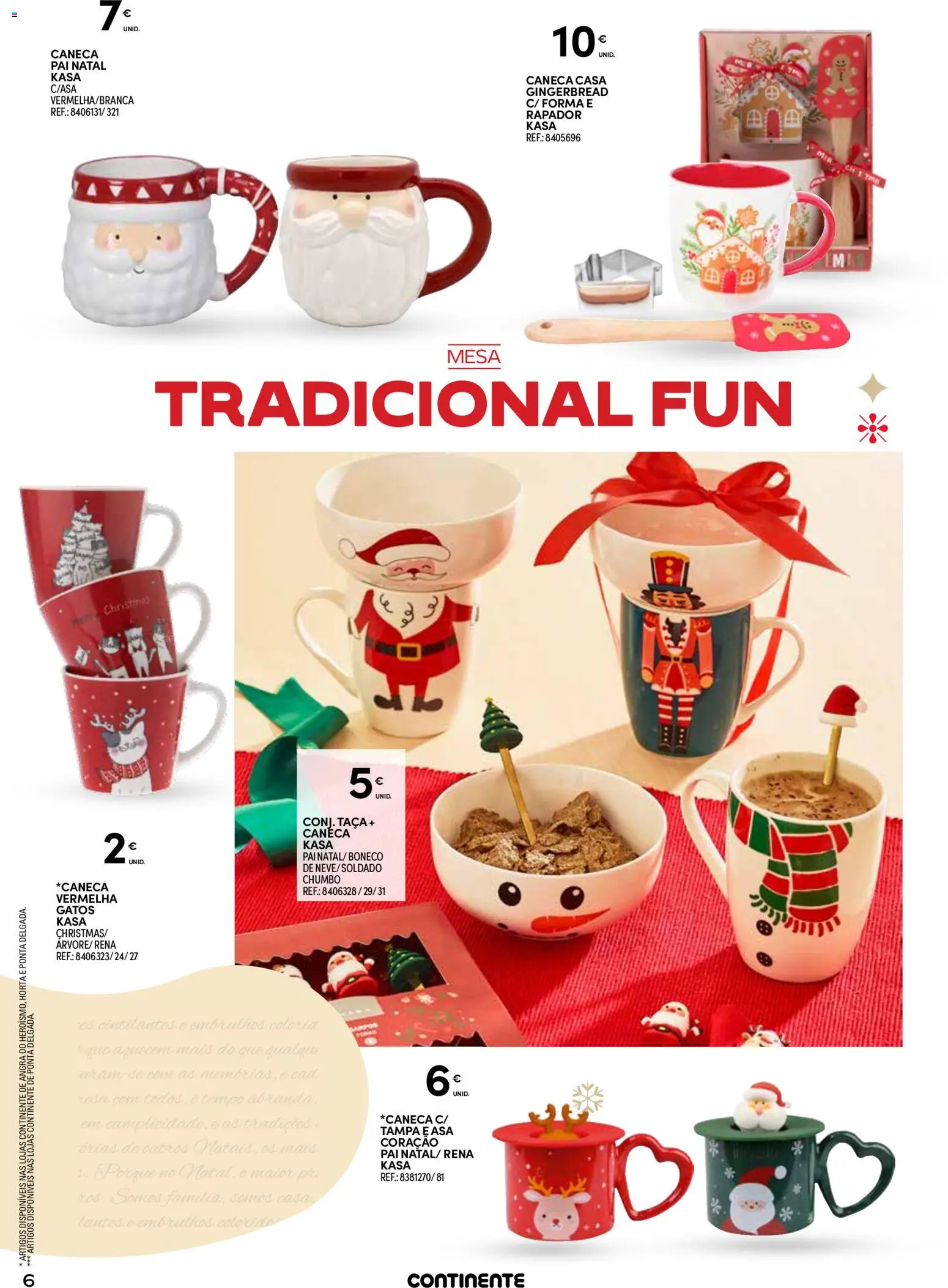 Continente - Açores │ válido de 18.11.2025 | Página: 6 | Produtos: Caneca, Mesa