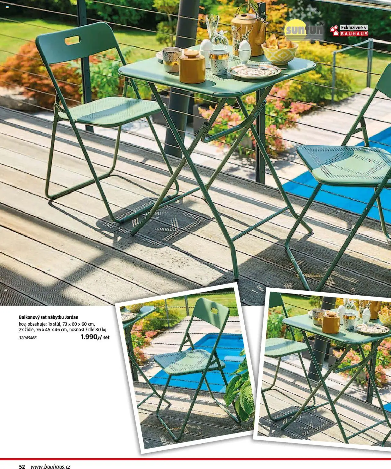 Bauhaus katalog Zahradní nábytek od 01.04.2025 | Strana: 52 | Produkty: Židle