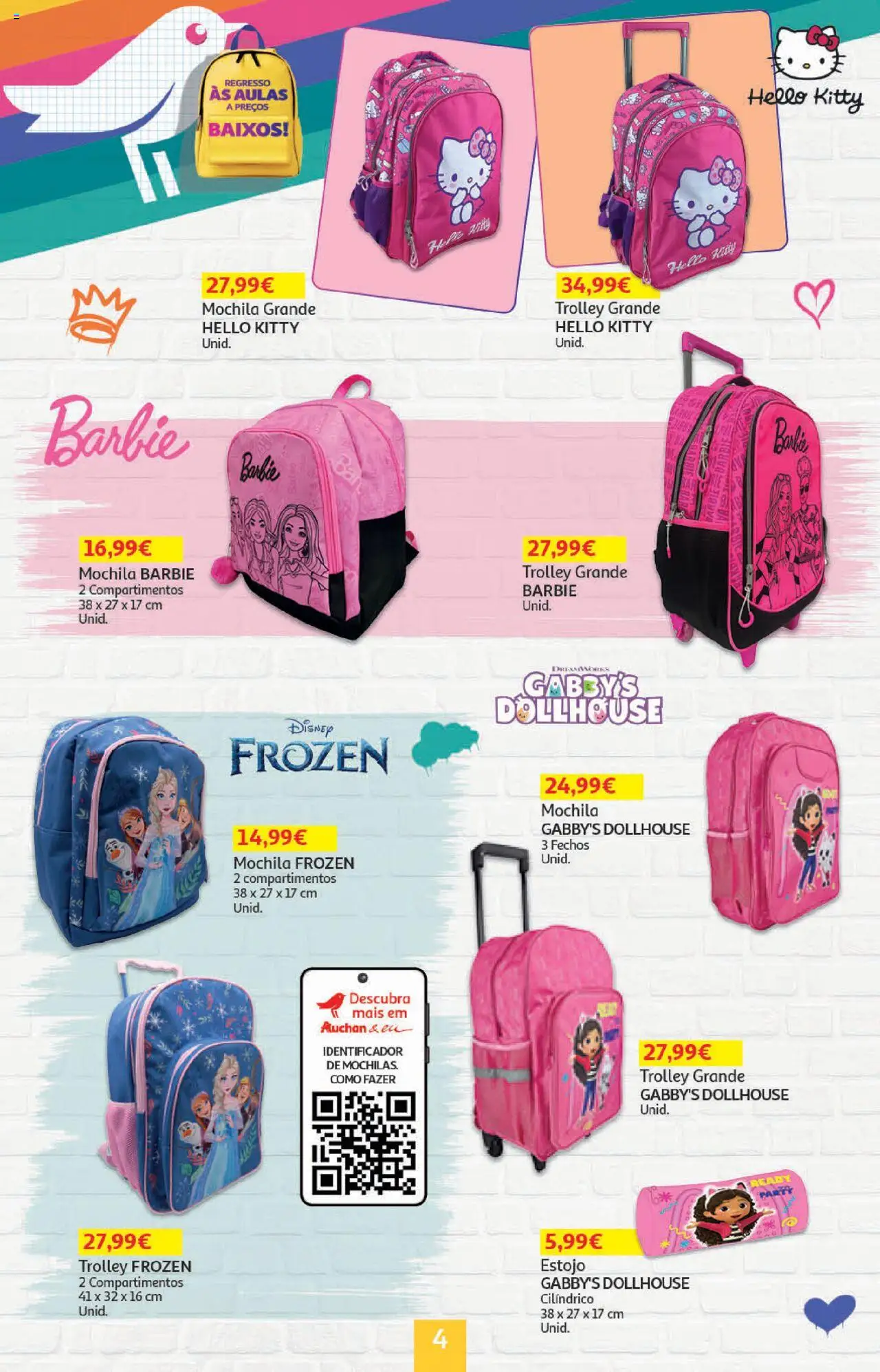Auchan - Regresso às Aulas │ válido de 06.08.2025 | Página: 4 | Produtos: Mochila