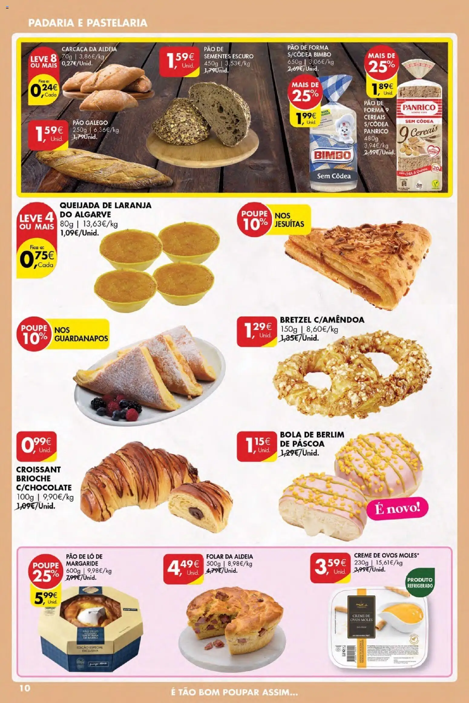 Pingo Doce Poupe Esta Semana Açores │ válido de 02.04.2026 | Página: 10 | Produtos: Pão de forma, Quinoa, Ovos, Pão