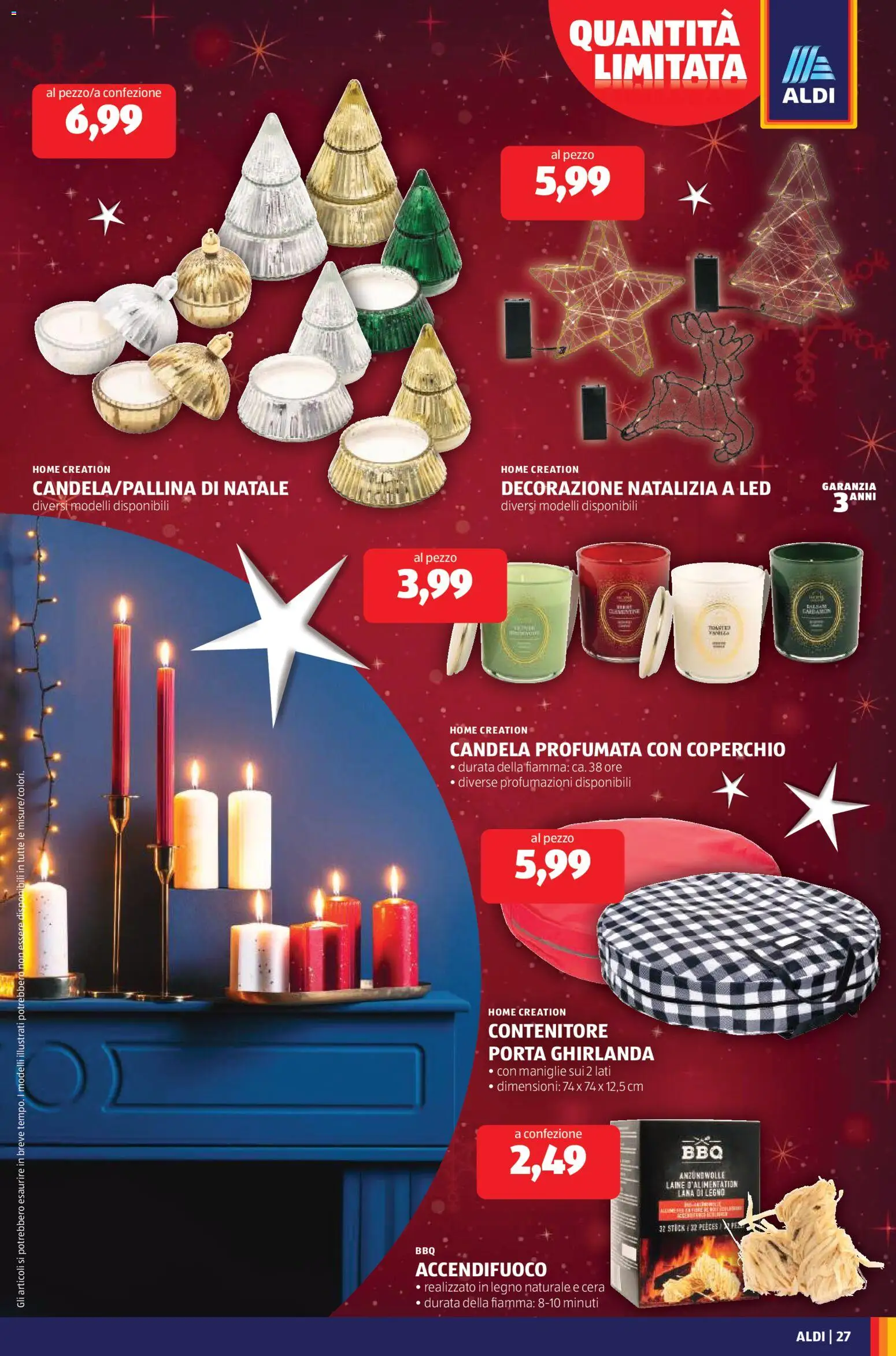 Volantino Aldi del 17.11.2025 | Pagina: 29 | Prodotti: Contenitore, Candela