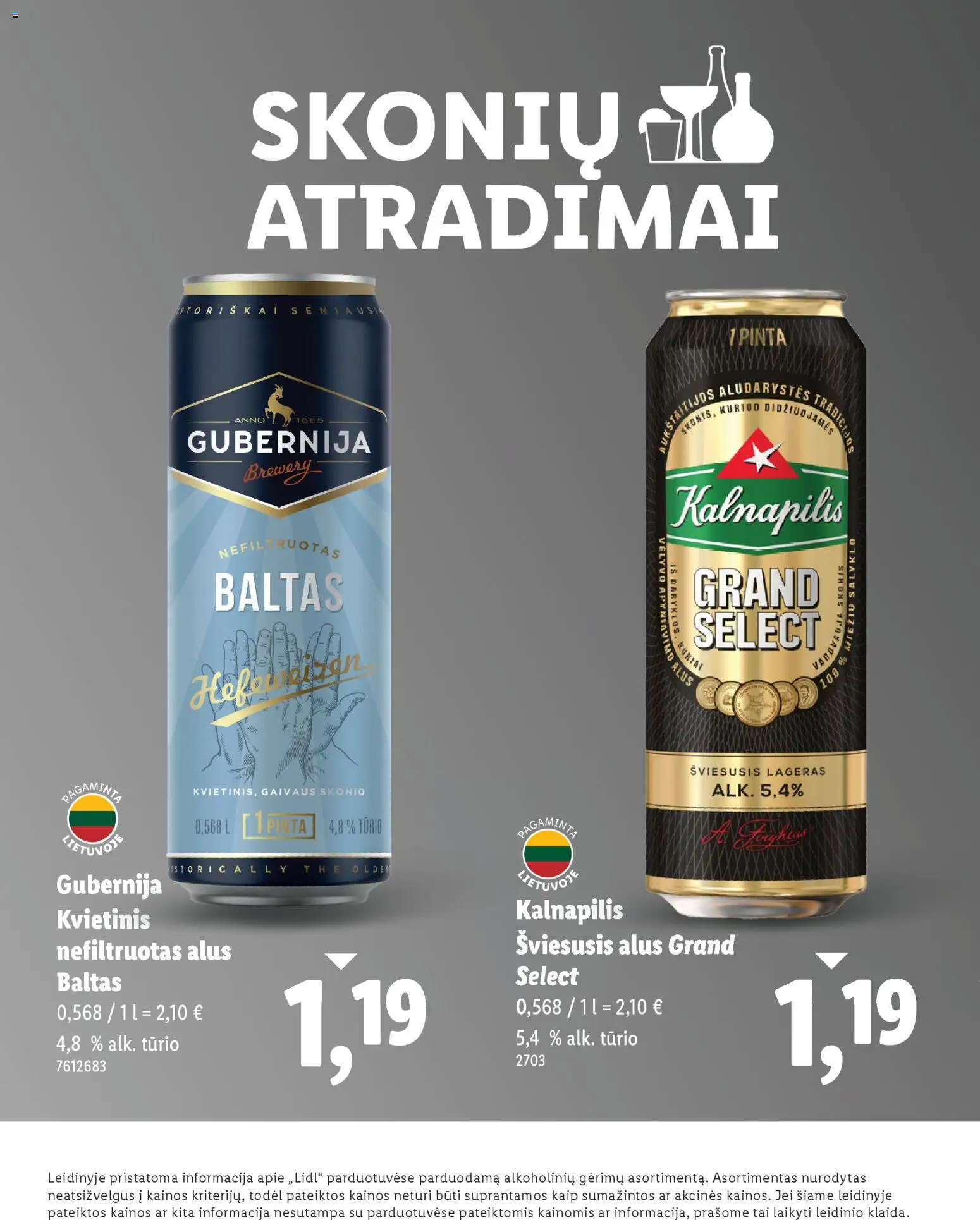 LIDL akcijos nuo 07.12.2025 | Puslapis: 14 | Prekių: Alus