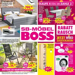 SB Möbel Boss Prospekt 	 ab 14.03.2026 gültig