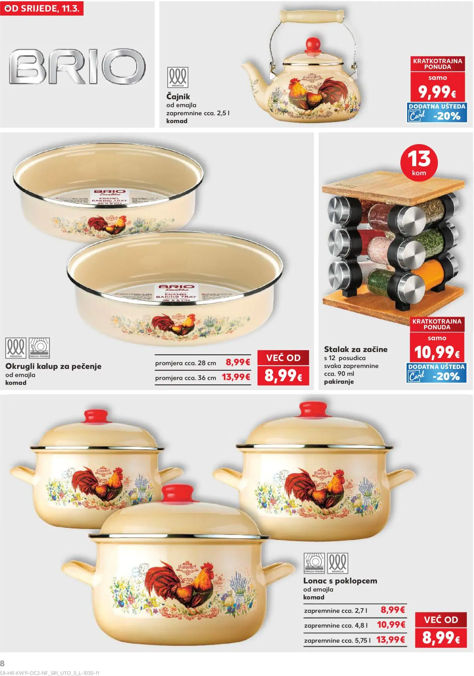Kaufland katalog | vrijedi od 11.03.2026 | Stranica: 8 | Proizvodi: Perilica posuđa, Pan, Lonac