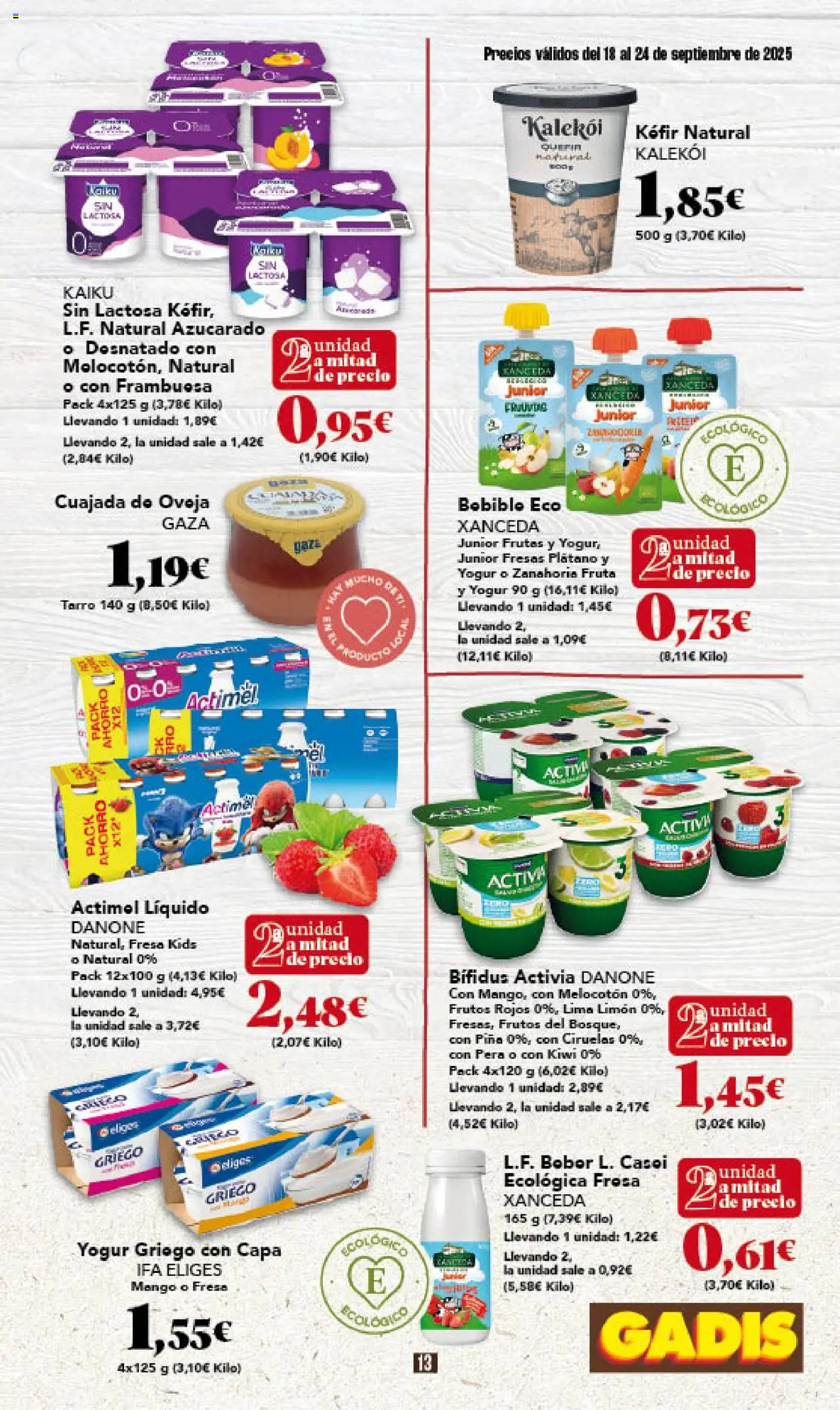 Gadis folleto │ válido desde el 18.09.2025 | Página: 13 | Productos: Μαγειρική εστία, Fresas, Zanahoria, Ρούτερ