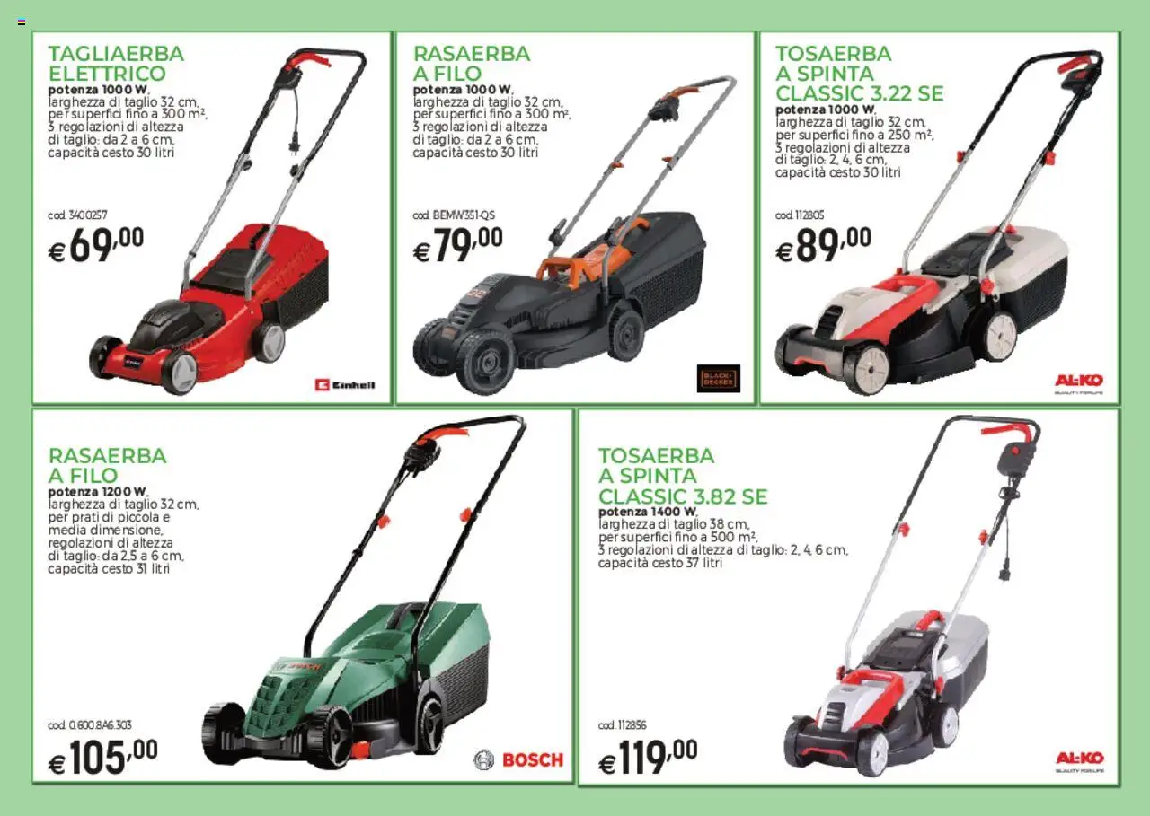 Volantino Brico OK del 03.03.2025 | Pagina: 6 | Prodotti: Rasaerba