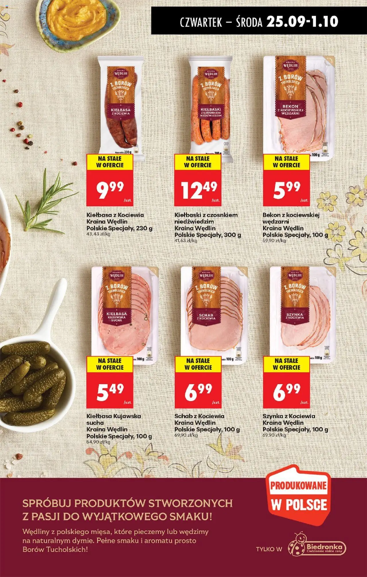 Biedronka gazetka - Oferta w tym tygodniu od 25.09.2025 | Strona: 35 | Produkty: Kiełbasa, Schab, Kiełbaski, Szynka